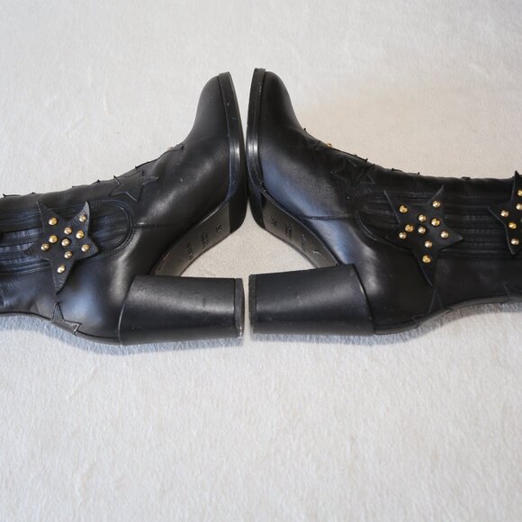 EUC AUTHENTIC APERLAI ANKLE BOOTS 36 MADE IN ITALY - Picture 4 of 8